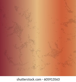 Gradient and grunge texture background, red orange and yellow color, vintage color style, abstract background and copy space, vector illustration