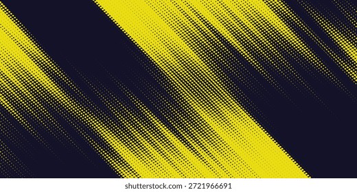Farbverlauf-farbige Textur Hintergrund in gelb und dunkelblau Farbmuster mit Rasterpunkten