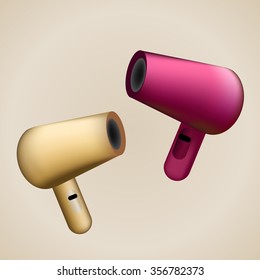 Gradient hairdryer set