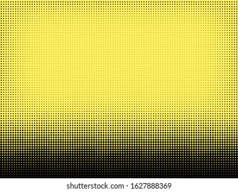 Gradient halftone. Abstract gradient background of black dots. Vector illustration.
