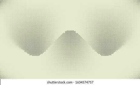 Gradient halftone. Abstract gradient background of black dots. Vector illustration.