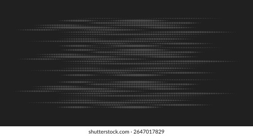 Gradient halftone. Abstract gradient background of black dots. Vector illustration.