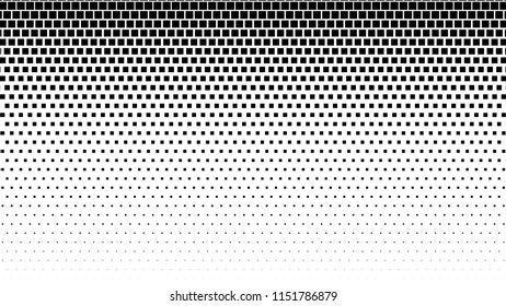 Gradient halftone. Abstract halftone background. Vector illustration. Black circles.