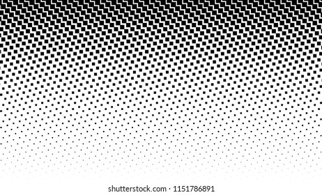 Gradient halftone. Abstract halftone background. Vector illustration. Black circles.