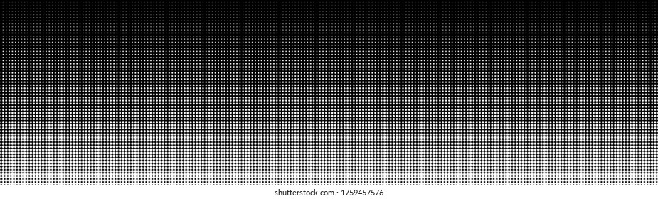Gradient halftone. Abstract gradient background of white dots. Seamless vector illustration.