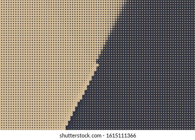 Fondo de semitono de degradado, plantilla de arte pop, patrón vectorial de ondulación de ondulación de círculos