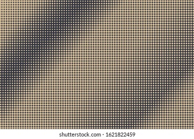 Fondo de semitono de degradado, plantilla de arte pop, patrón vectorial de ondulación de ondulación de círculos