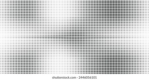 Gradient Half-tone Background. Grunge Vintage Overlay. Dotted Fade Texture.