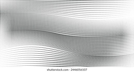 Fondo degradado de semitonos. Grunge Antiguas Overlay. Textura de atenuación de puntos.