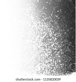 Gradient halftone black and white