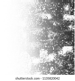 Gradient halftone black and white