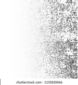 Gradient halftone black and white