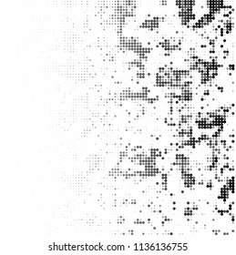 Gradient halftone black and white