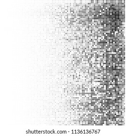 Gradient halftone black and white