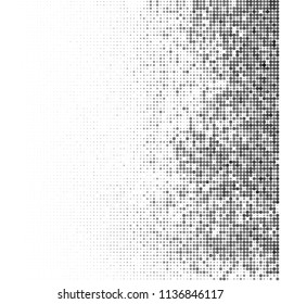 Gradient halftone black and white