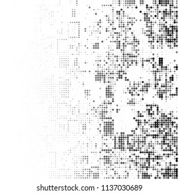 Gradient halftone black and white