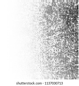 Gradient halftone black and white