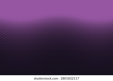 Gradient halftone black-to-purple abstract texture fade