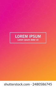 Gradient halftone cover colorful design editable background vector