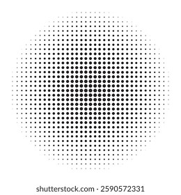gradient halftone dots background pattern vector on white background