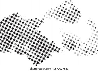  gradient halftone dots background. Pop art template, texture. Monochrome black and white pop art background in vintage comic style with halftone dots, vector illustration