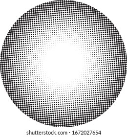  gradient halftone dots background. Pop art template, texture. Monochrome black and white pop art background in vintage comic style with halftone dots, vector illustration