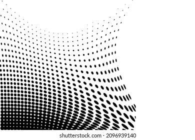 Fondo de los puntos de semitono degradados. Plantilla de arte pop, textura. Ilustración del vector