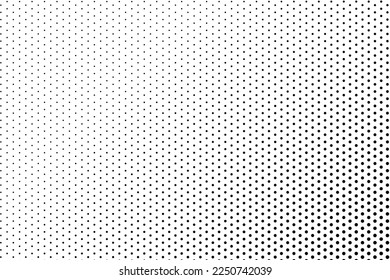 Gradient halftone dots background. Pop art template, texture. Vector illustration.
