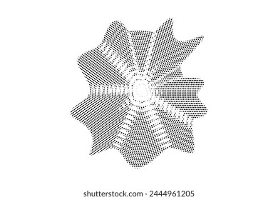 gradient halftone dots background. Pop art template in vector, texture. Vector illustration