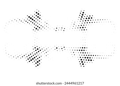 gradient halftone dots background. Pop art template in vector, texture. Vector illustration