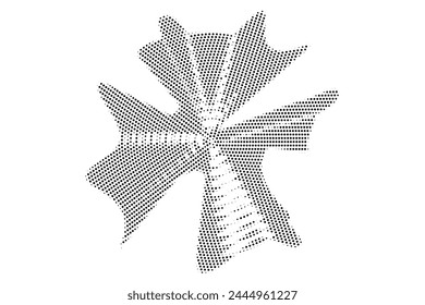 gradient halftone dots background. Pop art template in vector, texture. Vector illustration