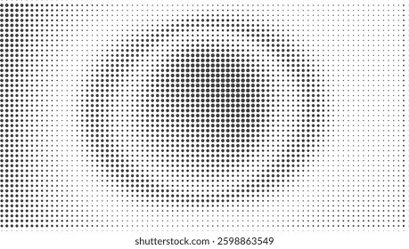 gradient halftone dots background. Pop art template in vector, texture. Vector illustration