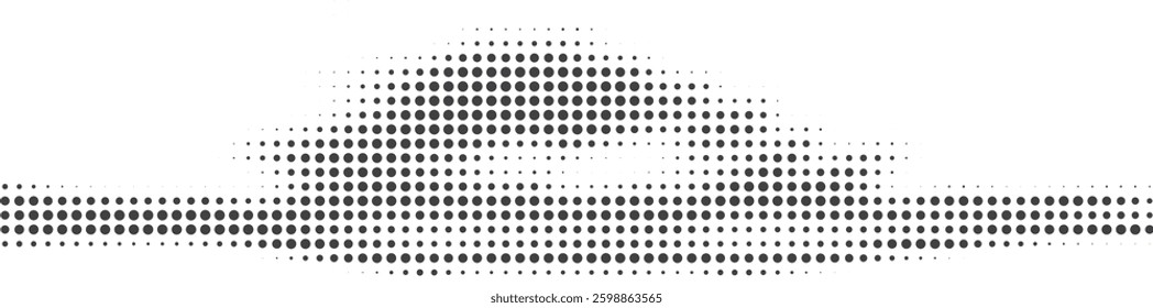 gradient halftone dots background. Pop art template in vector, texture. Vector illustration