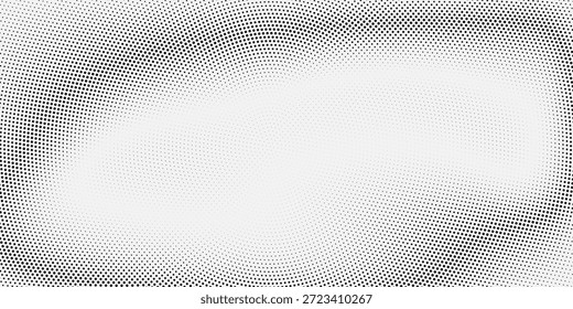Fondo de puntos de semitono degradado. Plantilla de arte Pop en Vector, textura. Ilustración vectorial