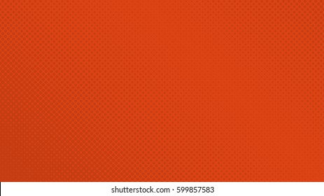 Gradient halftone dots background. Pop art template, texture. Shades of orange. Vector illustration