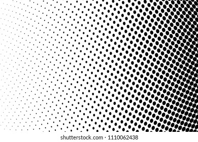 Gradient halftone dots pattern texture background. Abstract curves. Polka dots backdrop. Wavy dotted spotted 
pattern. Modern dotted template vector illustration for design, covers, web  banners