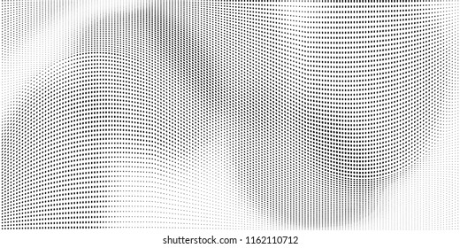 Gradient halftone dots pattern texture background. Abstract stains and splashes. Polka dots backdrop. Modern dotted template vector illustration for design, covers, web  banners