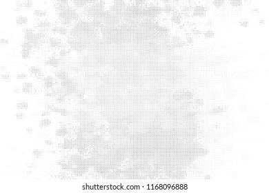 Gradient halftone dots pattern texture background. Abstract stains and splashes. Polka dots backdrop. Modern dotted template vector illustration for design, covers, web  banners