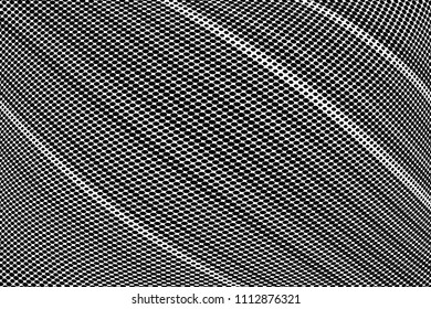 Gradient halftone dots striped texture background. Abstract lines. Polka dots backdrop. Wavy dotted spotted 
pattern. Modern dotted template vector illustration for design, covers, web  banners