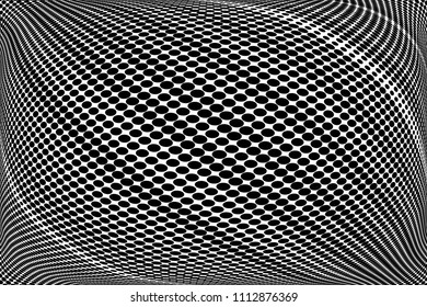 Gradient halftone dots striped texture background. Abstract lines. Polka dots backdrop. Wavy dotted spotted 
pattern. Modern dotted template vector illustration for design, covers, web  banners
