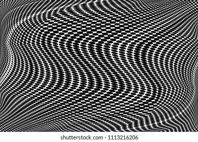 Gradient halftone dots striped texture background. Abstract lines. Polka dots backdrop. Wavy dotted spotted 
pattern. Modern dotted template vector illustration for design, covers, web  banners