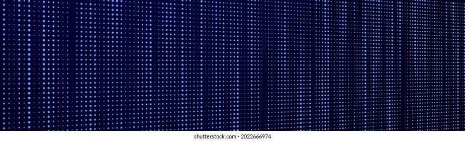 Gradient halftone horizontal illustrations. Digital image. Retro pattern with circles, dots, design element for wallpapers, backgrounds. vector illustration
