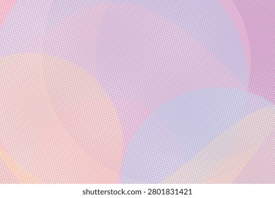 Gradient halftone overlay with soft pink, lavender, and blue tones