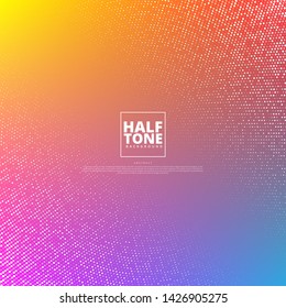 Gradient halftone pattern diagonal vector illustration. White dots, silver halftone texture.  Background of Art.