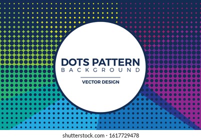 Gradient halftone pattern diagonal vector illustration. Colorful dots, blue halftone texture. Pop Art colorful halftone, comics Background. Background of Art.