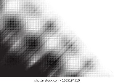 Gradient halftone pattern diagonal vector illustration. Pop Art halftone, comics Background. Background of Art. EPS10