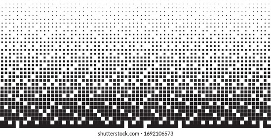 Gradient halftone pattern diagonal vector illustration. black dots, halftone texture. Pop Art halftone, comics Background. 