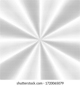 Gradient halftone pattern diagonal vector illustration. black dots, halftone texture. Pop Art halftone, comics Background. 