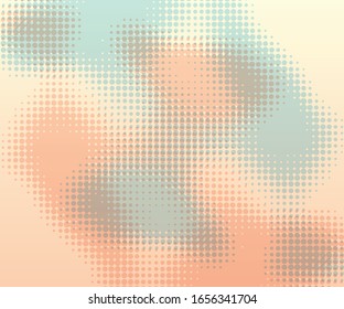 Gradient halftone pattern vector illustration. yellow dots, orange halftone texture. yellow halftone, comics Background.