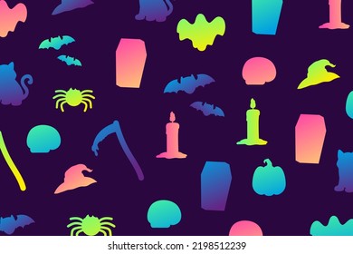 Gradient halloween background. halloween element background